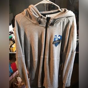 Size XL Adidas Montreal Impact official warm up hoodie MLS FOOTBALL FUTBALL